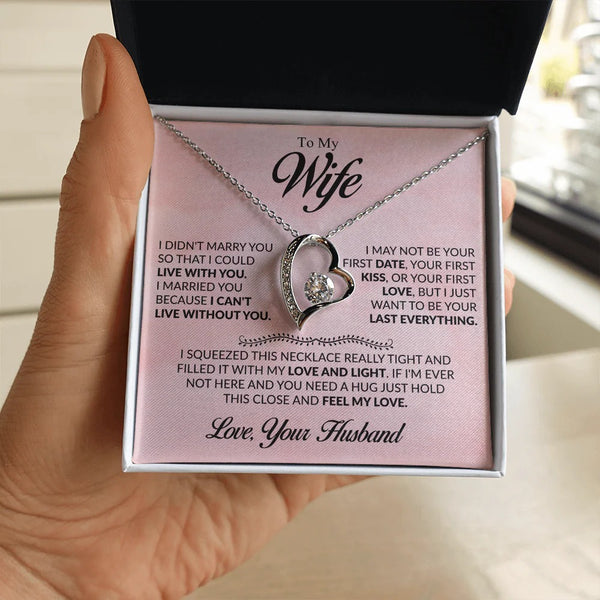 Forever Love Necklace Gift for Wife from Husband