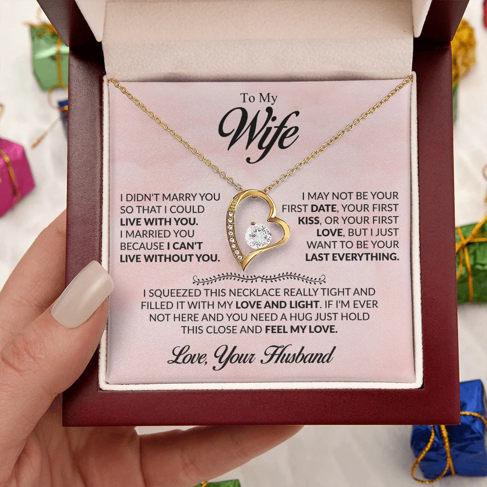 Forever Love Necklace Gift for Wife from Husband