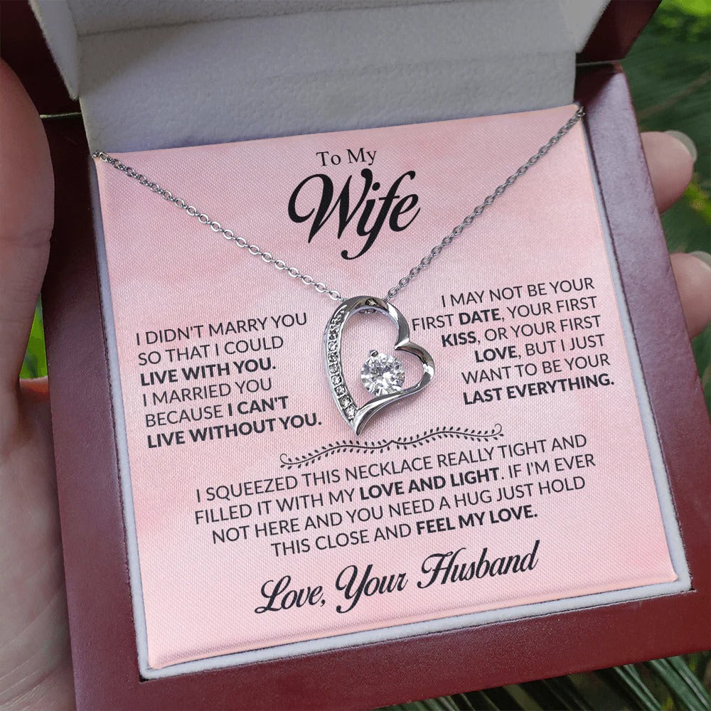Forever Love Necklace Gift for Wife from Husband