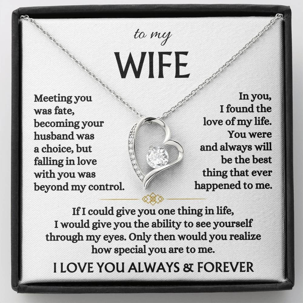 Forever Love Necklace for Wife – Romantic Jewelry Gift