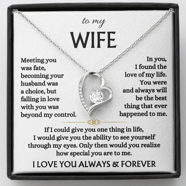 Forever Love Necklace for Wife – Romantic Jewelry Gift