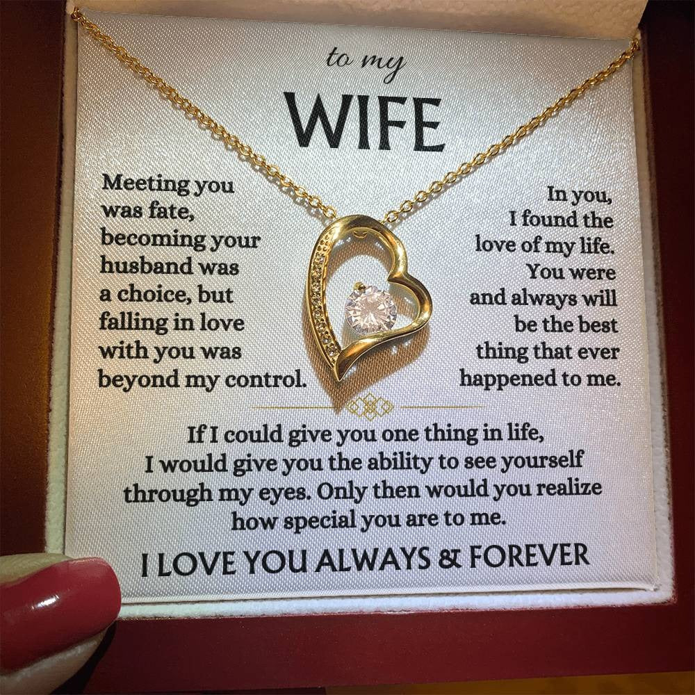 Forever Love Necklace for Wife – Romantic Jewelry Gift