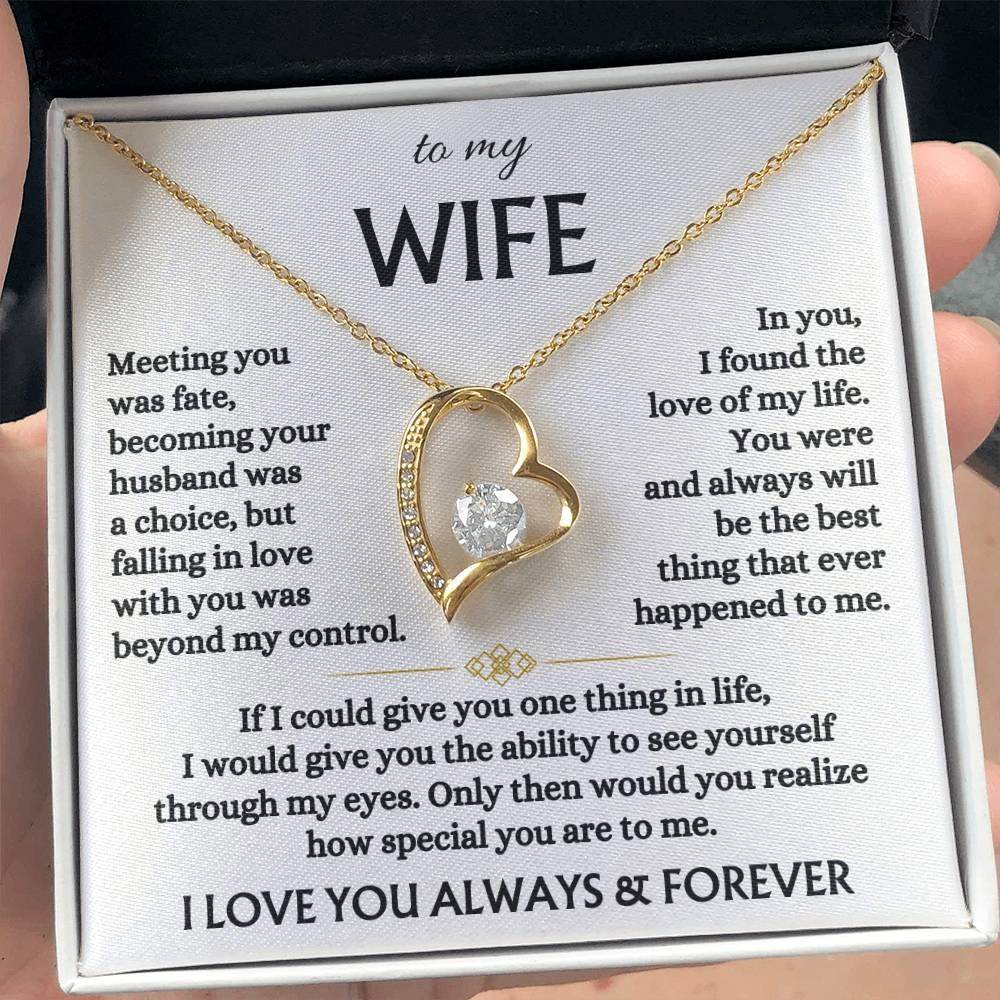 Forever Love Necklace for Wife – Romantic Jewelry Gift