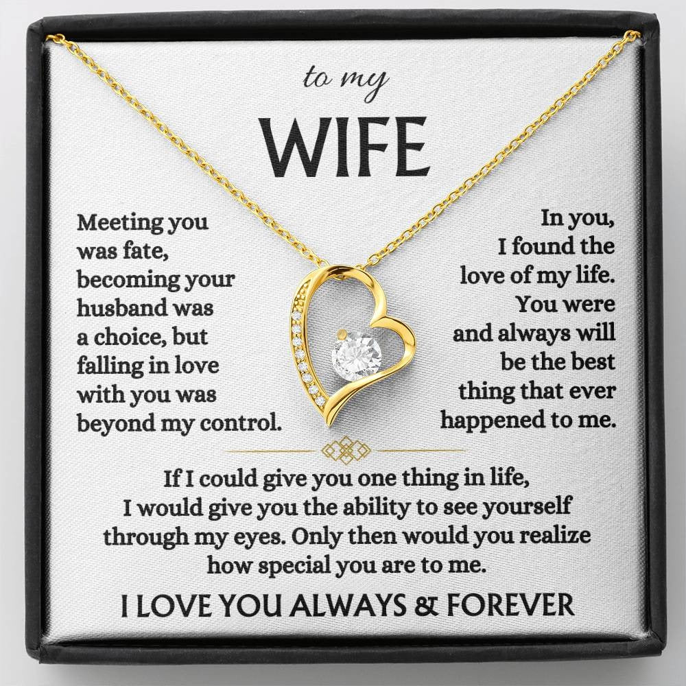 Forever Love Necklace for Wife – Romantic Jewelry Gift
