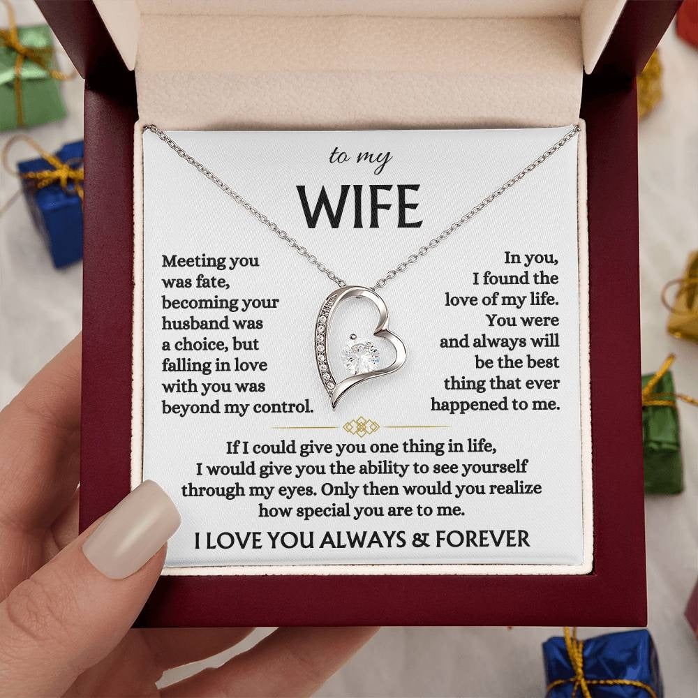 Forever Love Necklace for Wife – Romantic Jewelry Gift