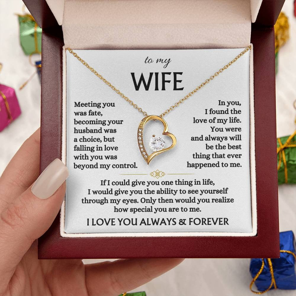 Forever Love Necklace for Wife – Romantic Jewelry Gift