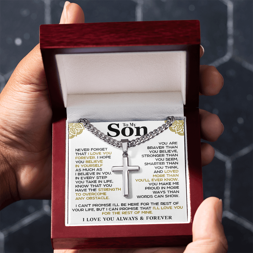 gift-for-son-cross-necklace-love-you-always-forever