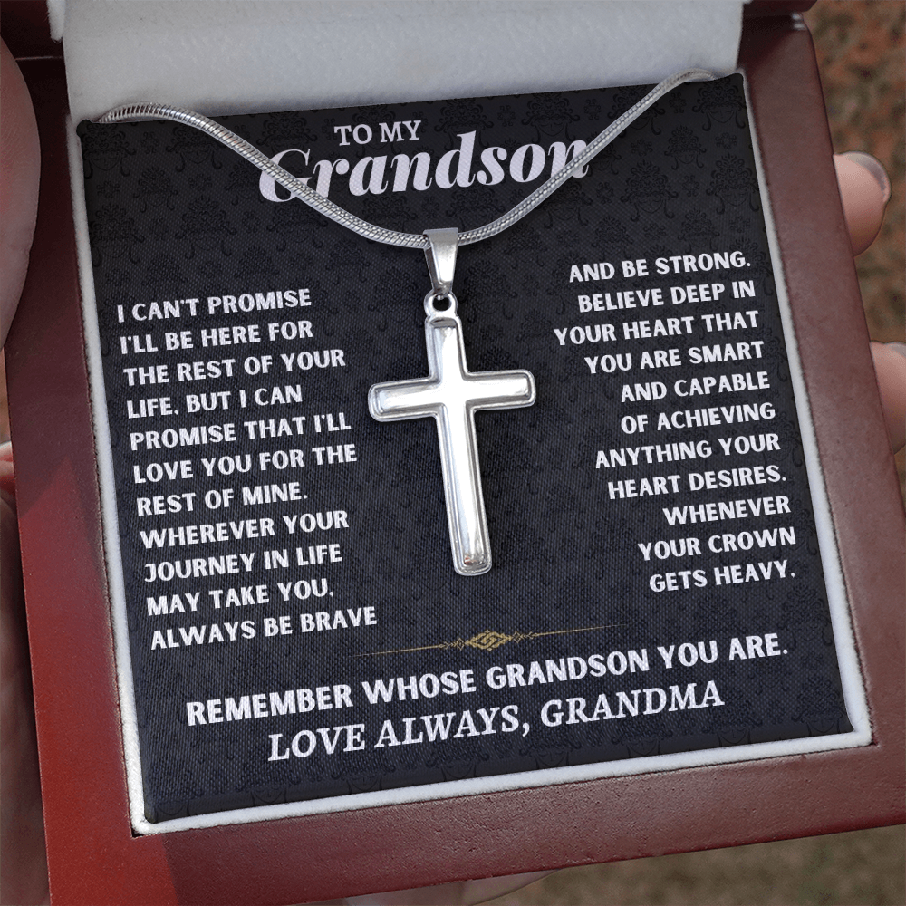 graduation-gift-for-grandson-from-grandma-cross-necklace