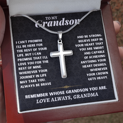 graduation-gift-for-grandson-from-grandma-cross-necklace