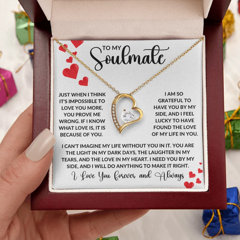 Soulmate Forever Pendant – Love You More Each Day
