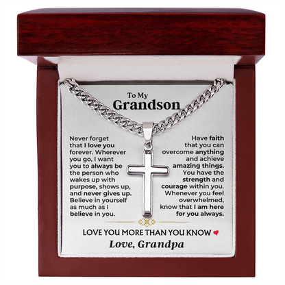 inspirational-gift-for-grandson-artisan-cross-necklace 