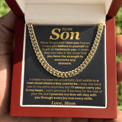 inspirational-gift-for-son-cuban-chain-necklace 