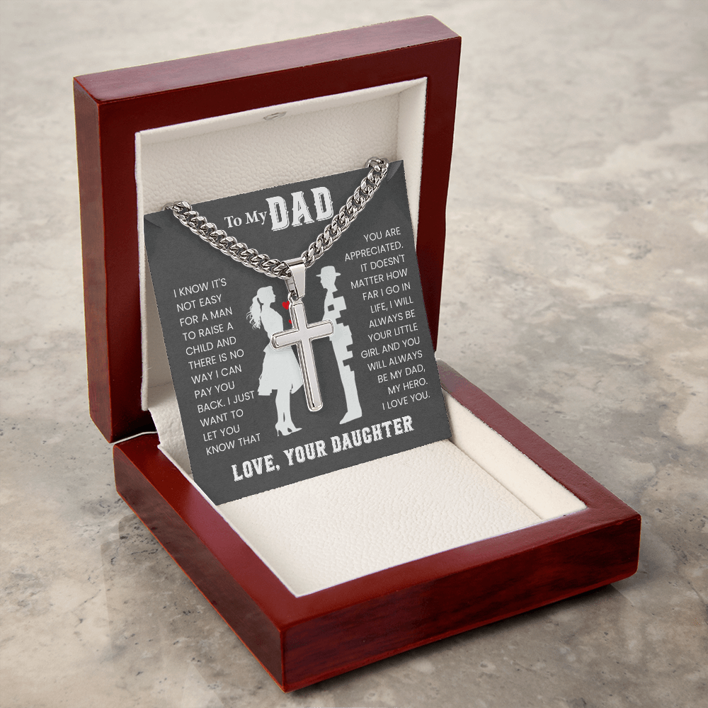 meaningful-fathers-day-gift-for-dad-cross-necklace