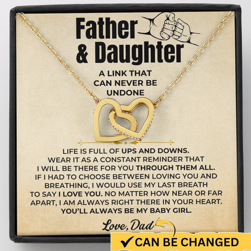 meaningful-gift-for-daughter-from-dad-interlocking-hearts