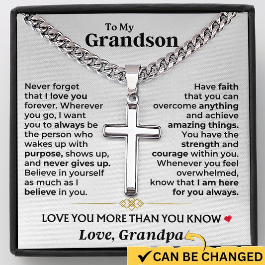 meaningful-gift-for-grandson-from-grandpa-faith-cross-necklace