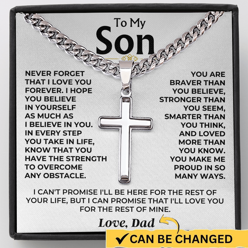 meaningful-gift-for-son-from-dad-stainless-steel-cross-necklace 