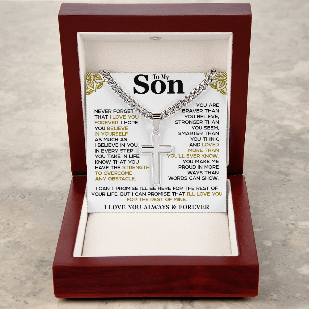 meaningful-son-necklace-with-cross-pendant 