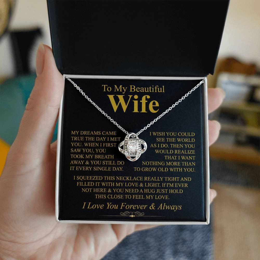Love Knot Necklace for Wife – Dreams Came True