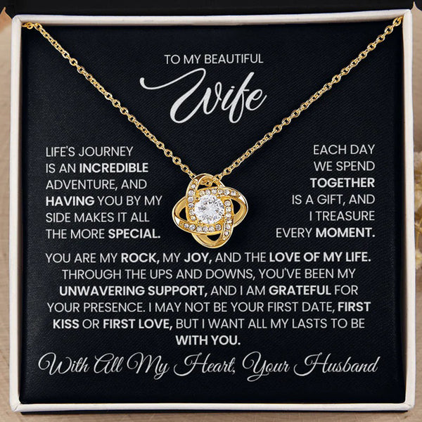 Love Knot Necklace for Wife – Fate Brought Us Together ❤️