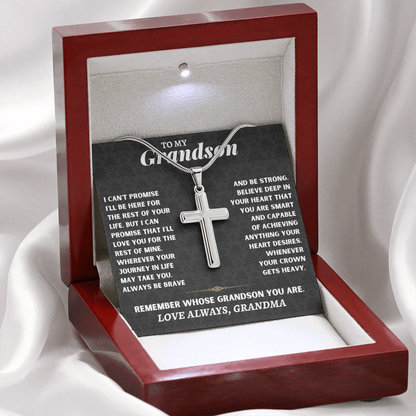 sentimental-gift-for-grandson-from-grandma-cross-jewelry