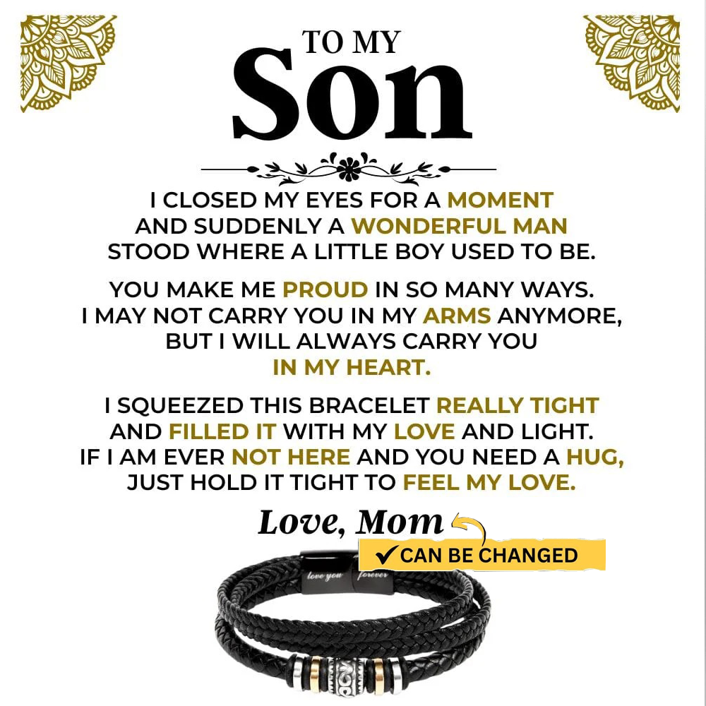 son-bracelet-from-mom-with-heartfelt-message