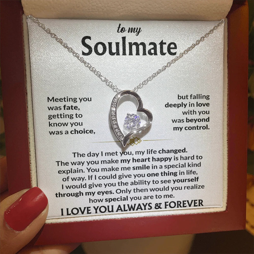 Soulmate Necklace – Fate Brought Us Together, Forever Love