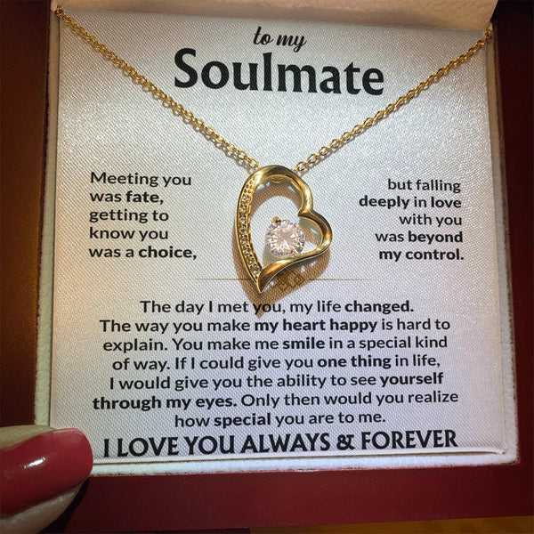 Soulmate Necklace – Fate Brought Us Together, Forever Love