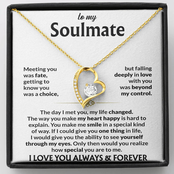 Soulmate Necklace – Fate Brought Us Together, Forever Love