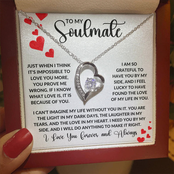 Soulmate Forever Pendant – Love You More Each Day