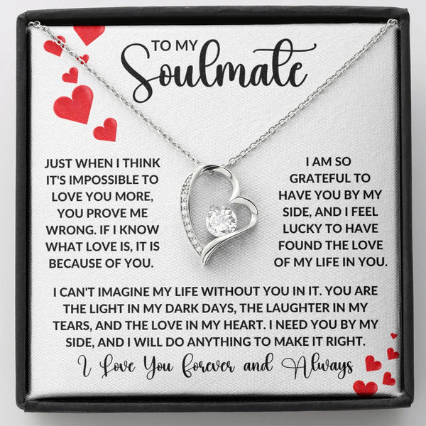 Soulmate Forever Pendant – Love You More Each Day