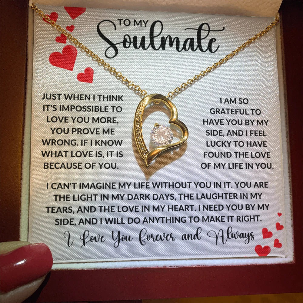 Soulmate Forever Pendant – Love You More Each Day