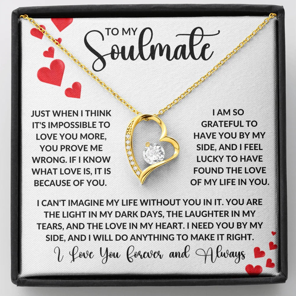 Soulmate Forever Pendant – Love You More Each Day