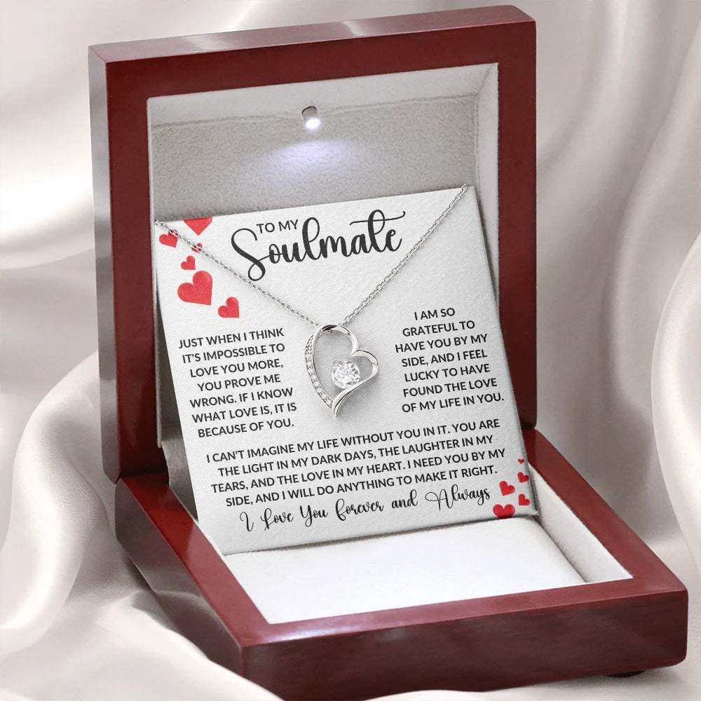 Soulmate Forever Pendant – Love You More Each Day