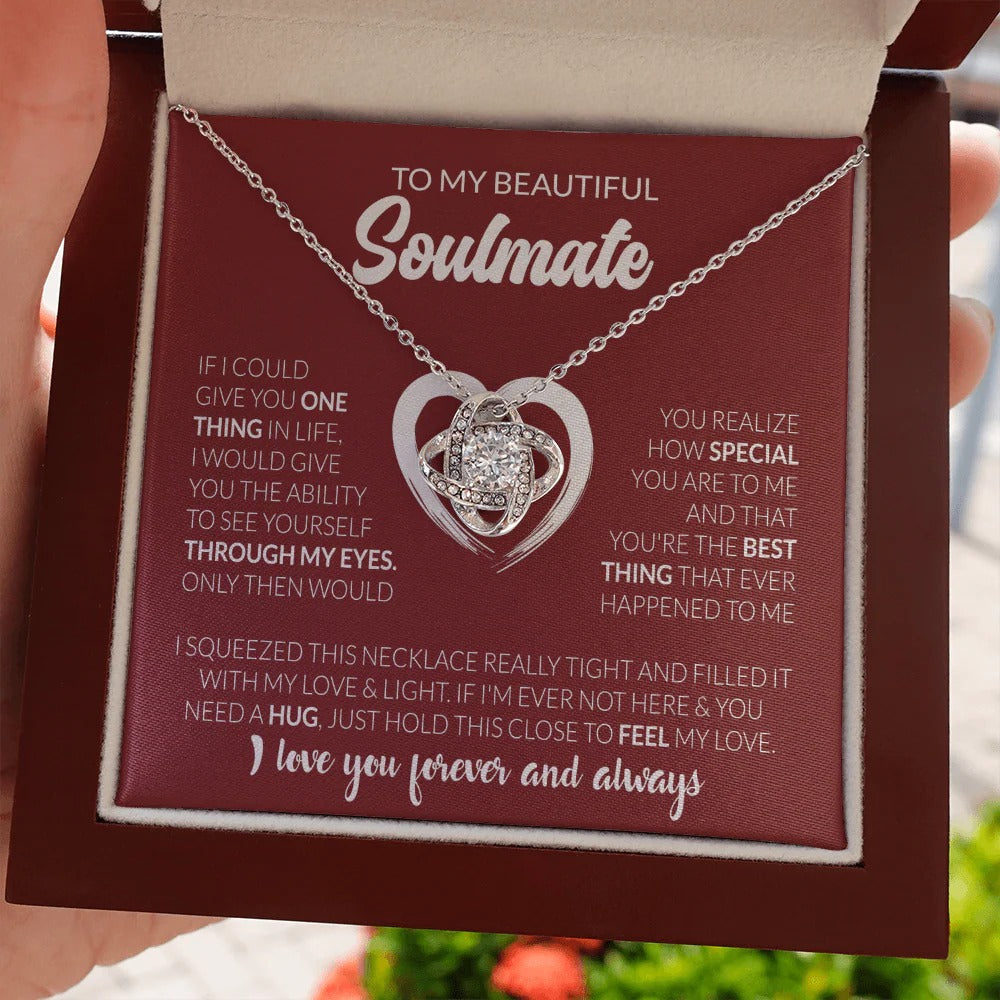 Soulmate Necklace – A Hug Filled With My Love