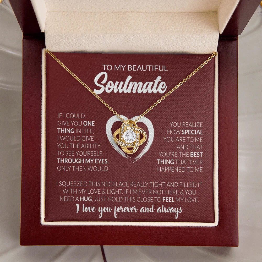 Soulmate Necklace – A Hug Filled With My Love