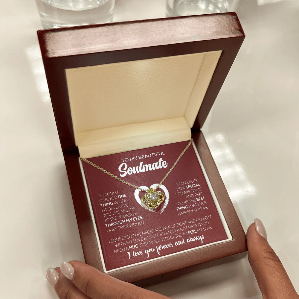 Soulmate Necklace – A Hug Filled With My Love