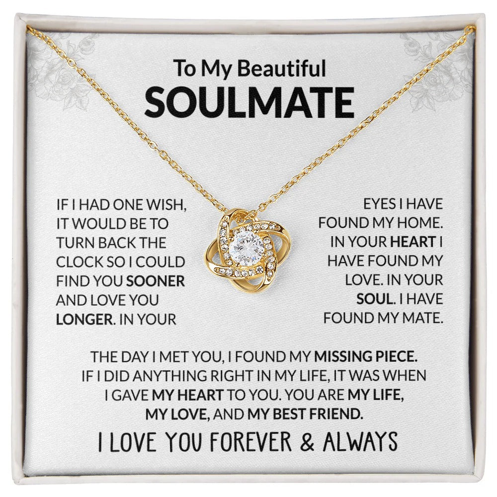 Soulmate Necklace – My Missing Piece, My Forever Love