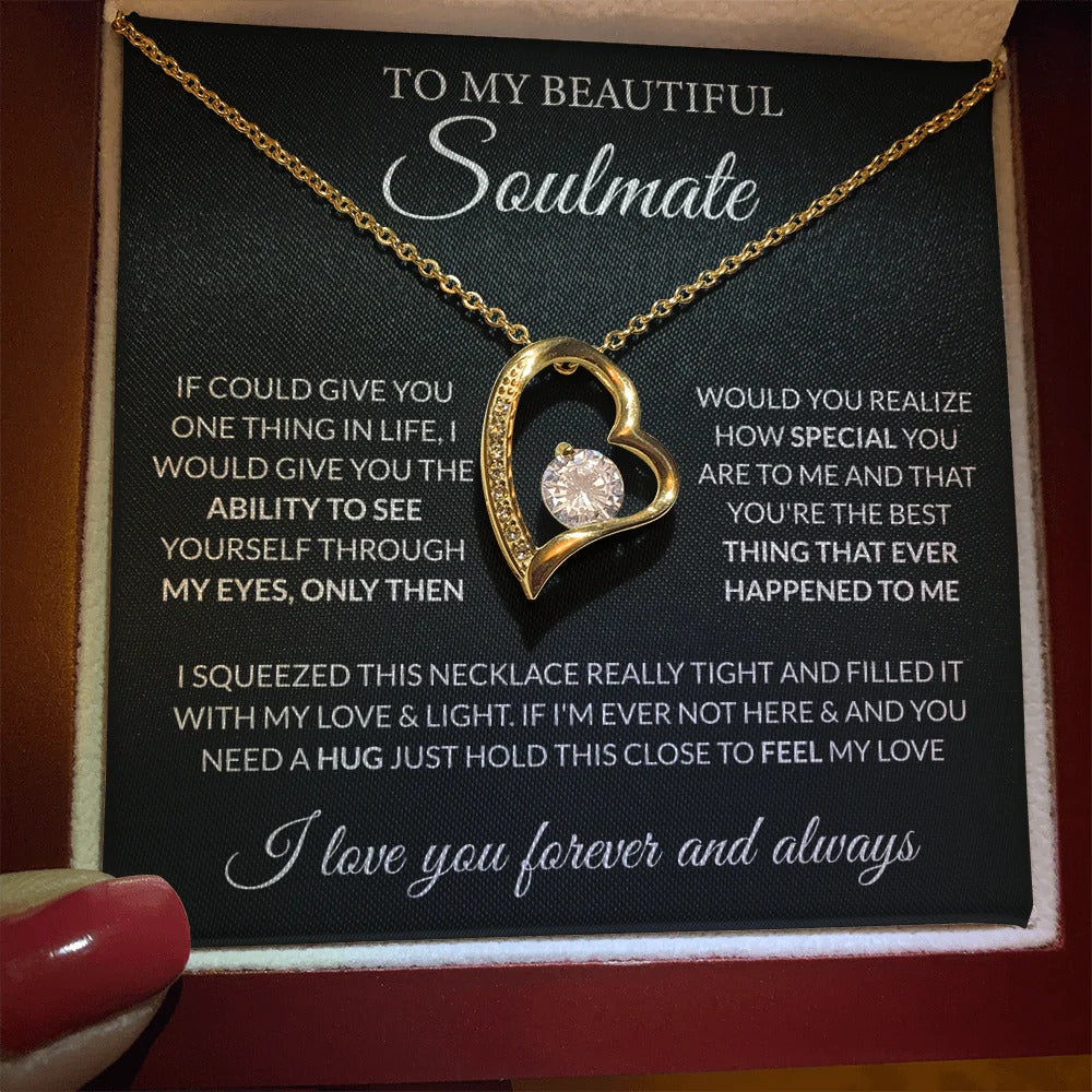 Soulmate Necklace – See Yourself Through My Eyes