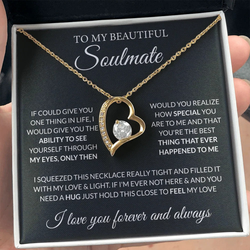 Soulmate Necklace – See Yourself Through My Eyes