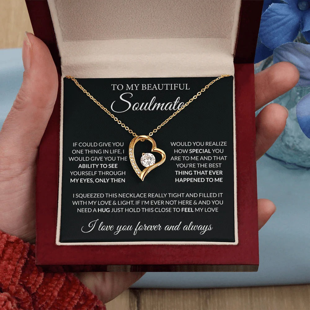 Soulmate Necklace – See Yourself Through My Eyes