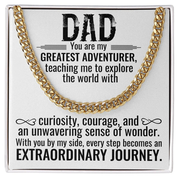 To My Dad Necklace – My Greatest Adventurer