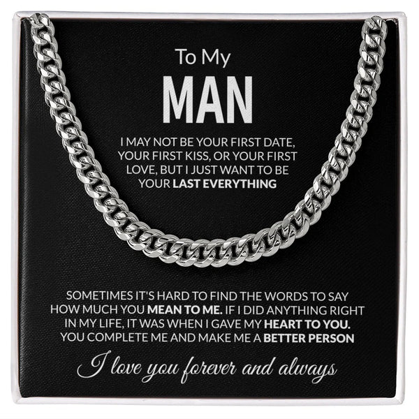 To My Man – Last Everything, Forever Love Necklace