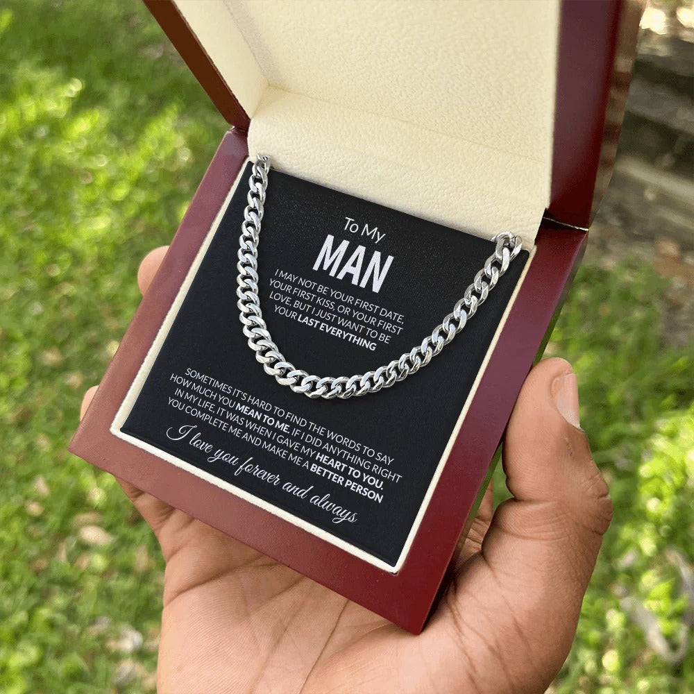 To My Man – Last Everything, Forever Love Necklace