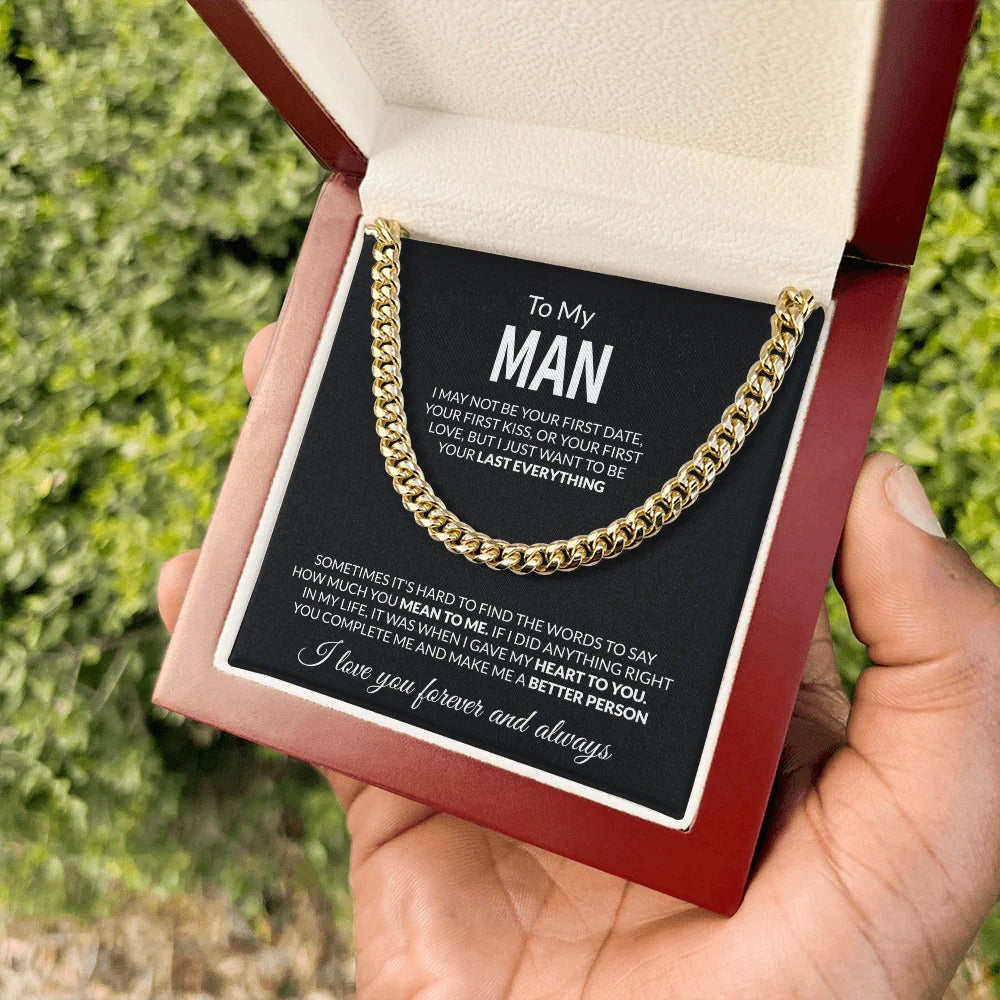 To My Man – Last Everything, Forever Love Necklace