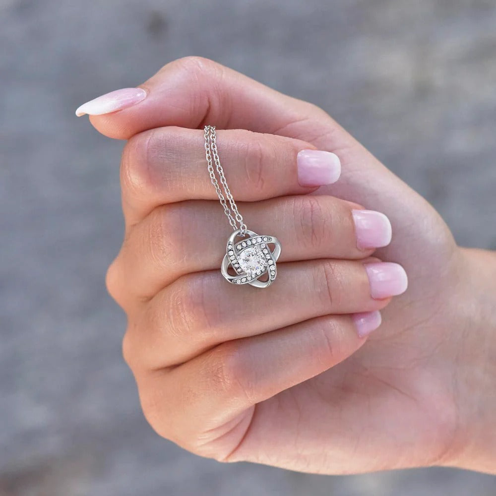 To My Mom – Daughter's Forever Love Necklace Gift