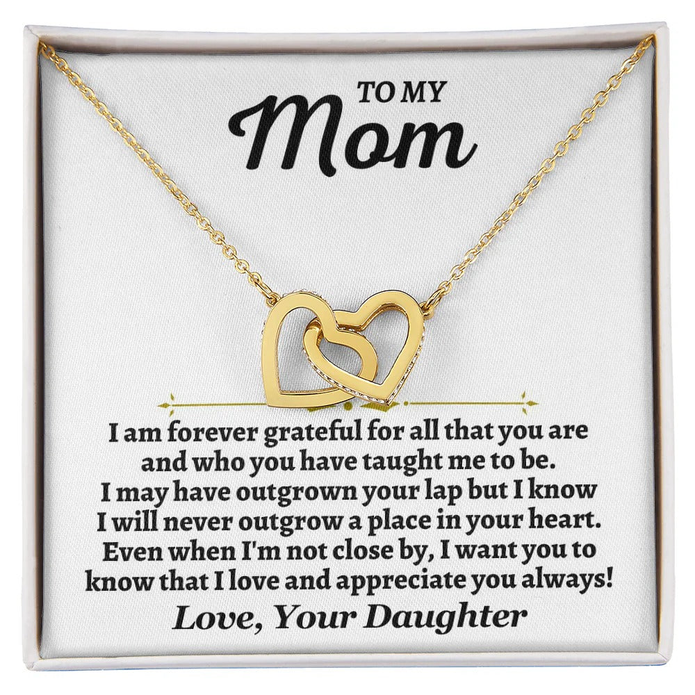 To My Mom Necklace – Heartfelt Gift of Love from Daughter