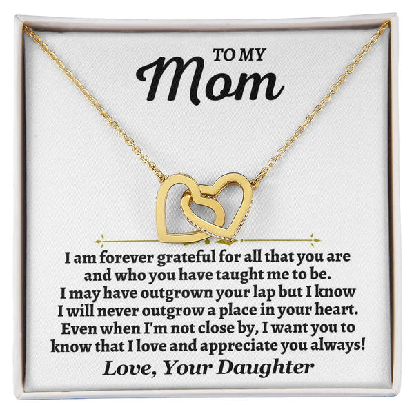 To My Mom Necklace – Heartfelt Gift of Love from Daughter