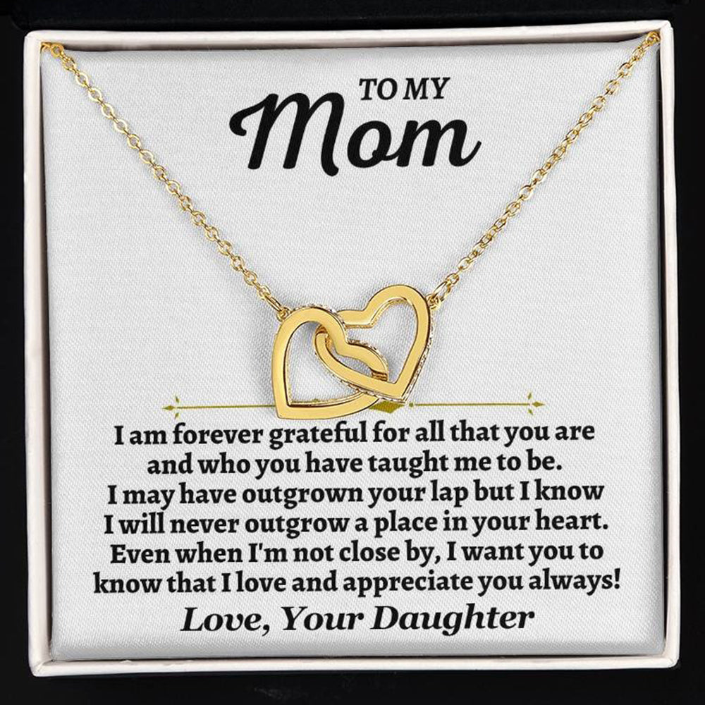 To My Mom Necklace – Heartfelt Gift of Love from Daughter