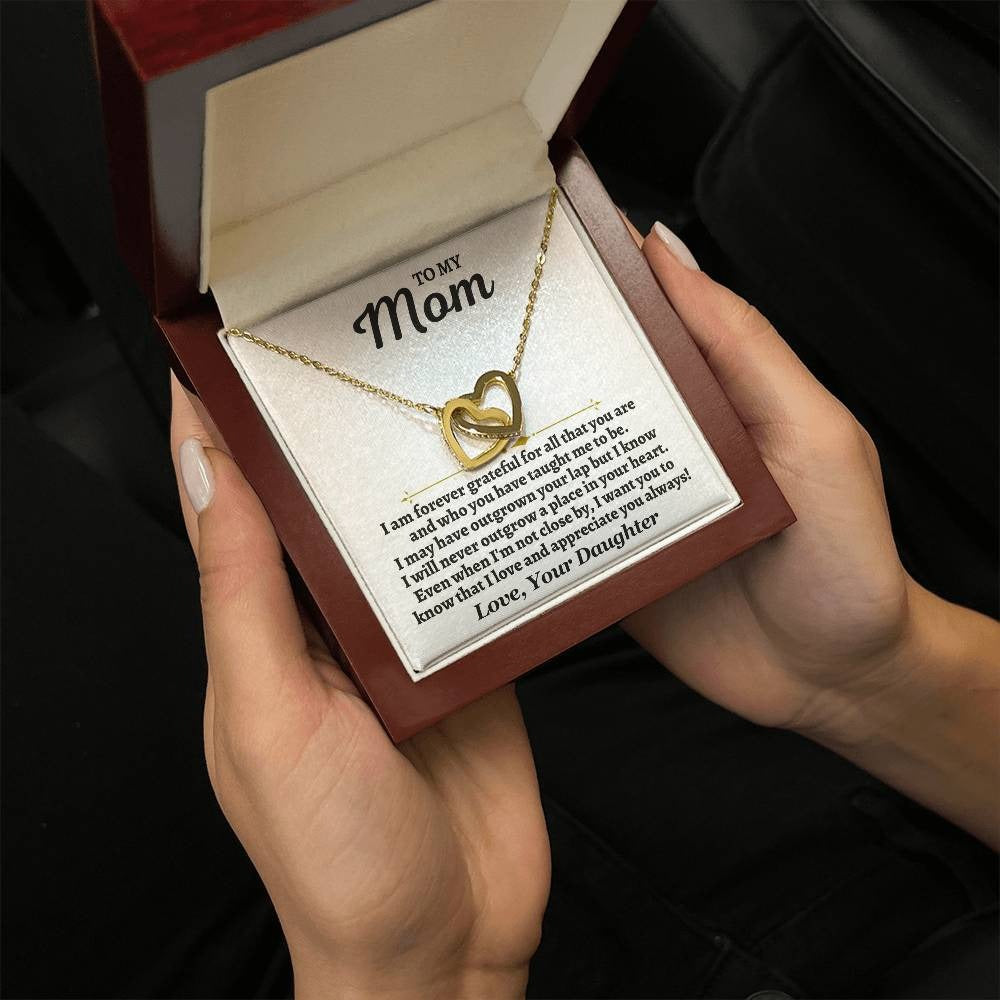 To My Mom Necklace – Heartfelt Gift of Love from Daughter