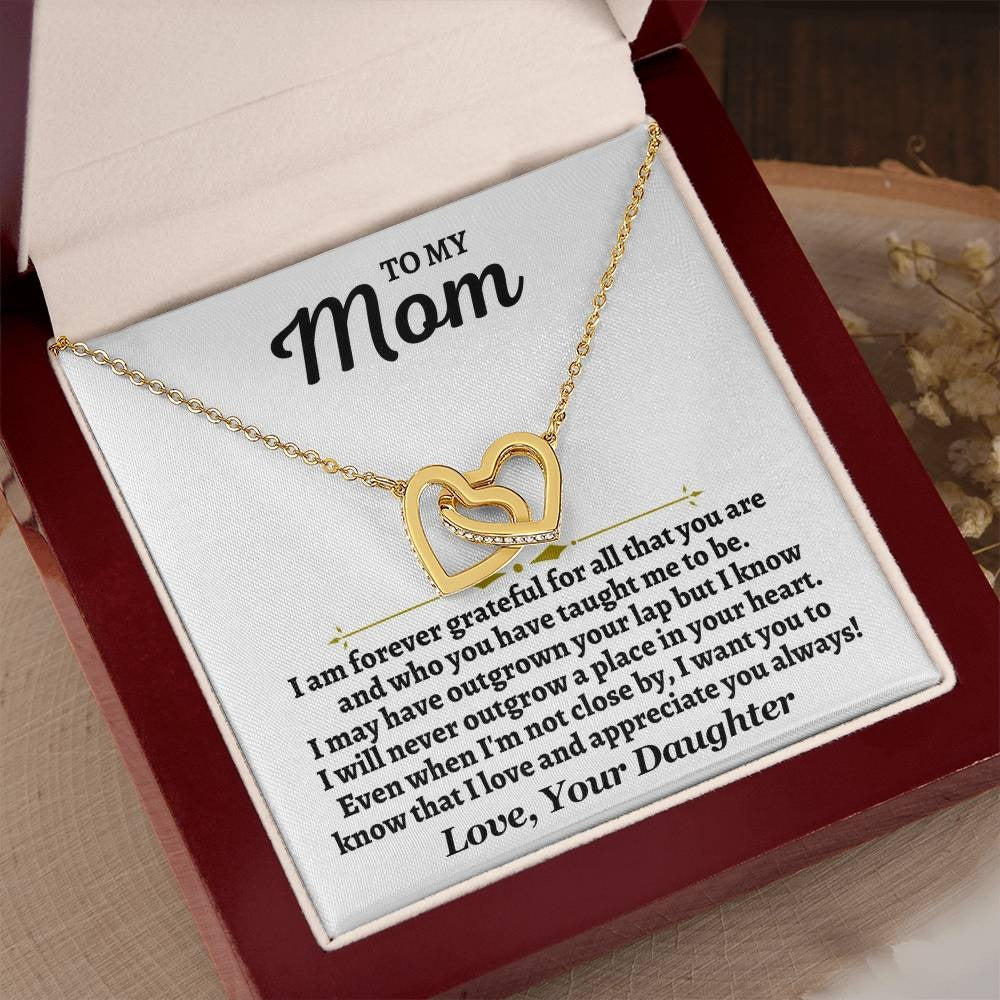 To My Mom Necklace – Heartfelt Gift of Love from Daughter
